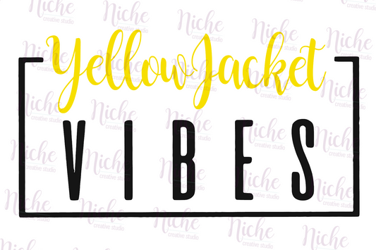 -KIN5095 Yellow Jacket Vibes Kinder Decal