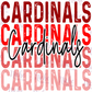 -LAC1998 Lacassine Cardinals Repeat Decal