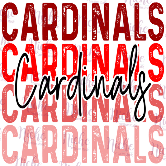 -LAC1998 Lacassine Cardinals Repeat Decal