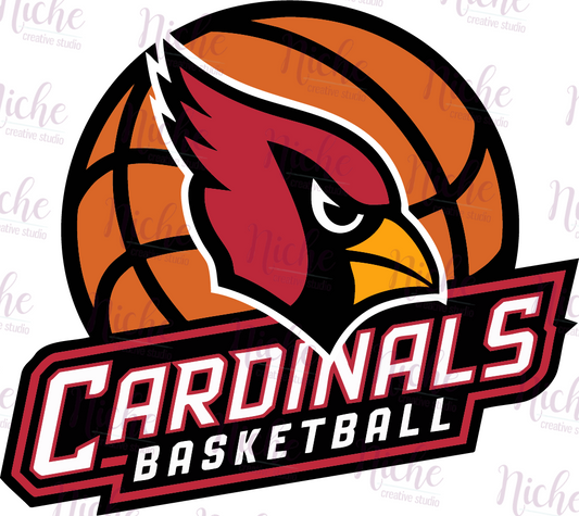 -LAC6030 Lacassine Cardinals Basketball Decal