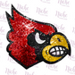 -LAC6031 Lacassine Cardinals Decal