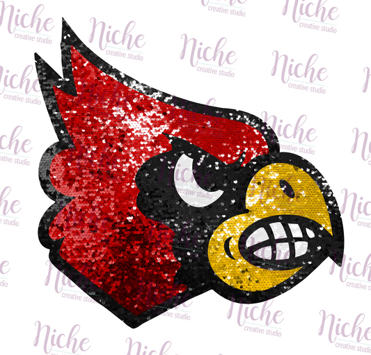 -LAC6031 Lacassine Cardinals Decal