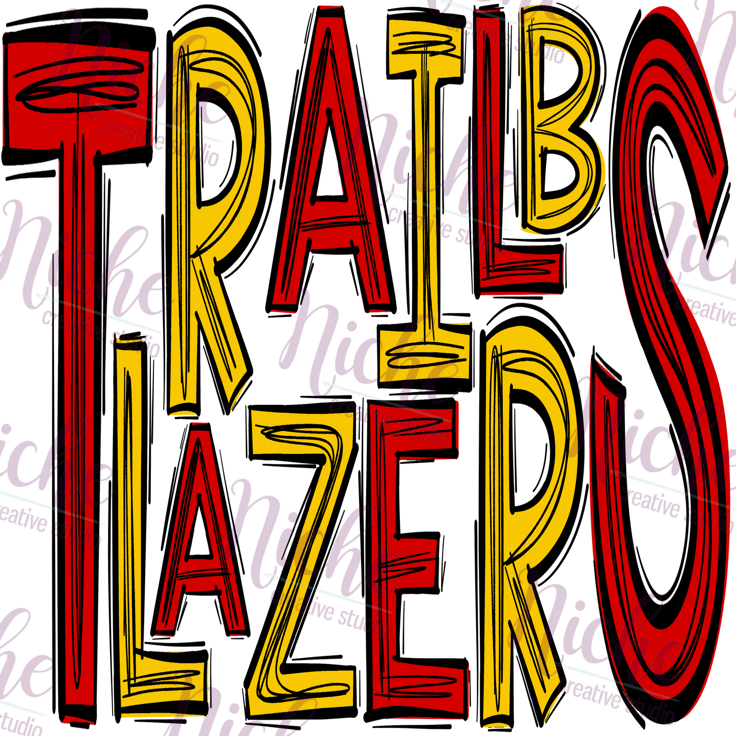 -LCCP5115 Trailblazers- Doodle Decal