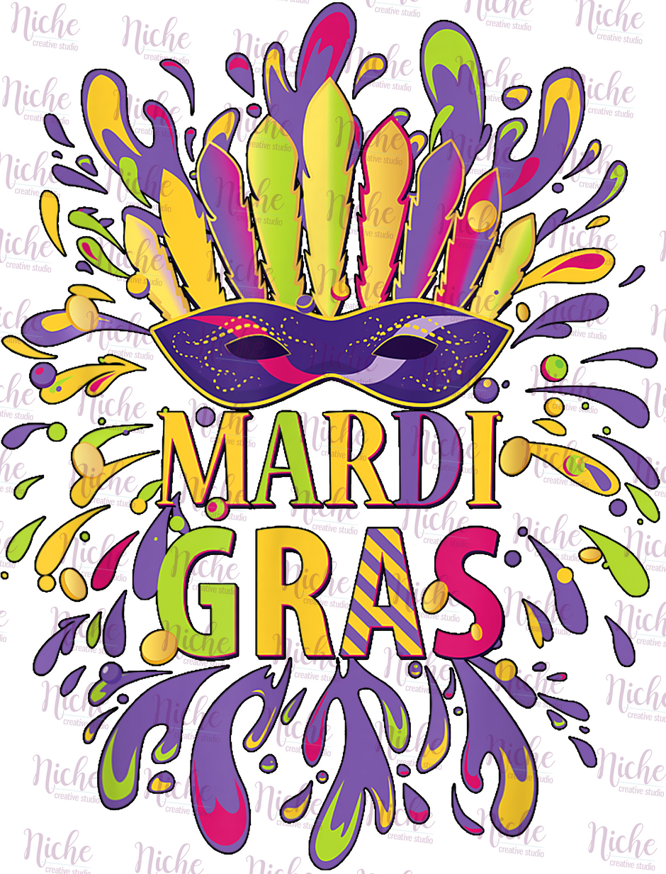 mardi gras decals