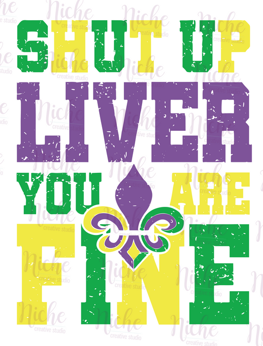 -MAR1608 Shut Up Liver Decal