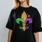 -MAR2939 Glitter Fleur De Lis Decal