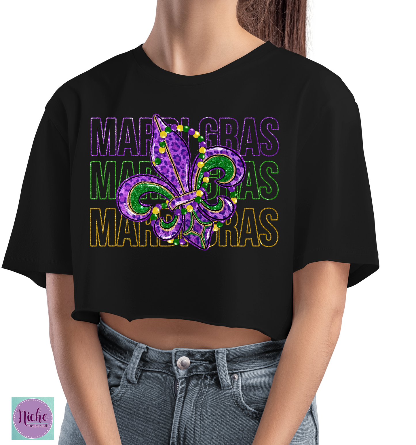 -MAR2950 Mardi Gras Repeat Decal