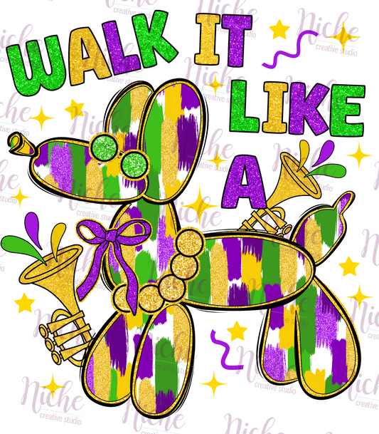 -MAR5645 Walk it Like Decal