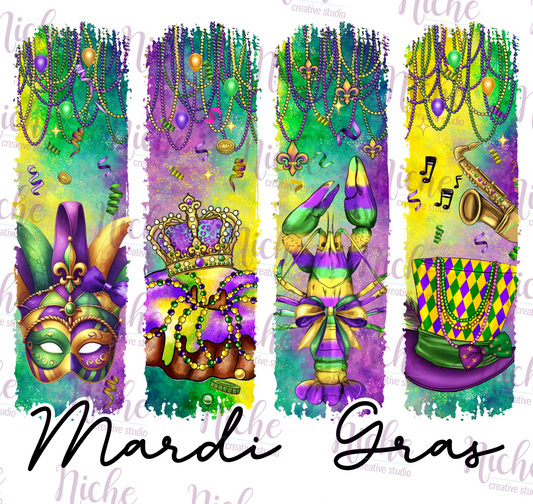 -MAR5648 Mardi Gras Decal