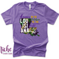 -MAR6035 LA Saturday Night Mardi Gras Decal