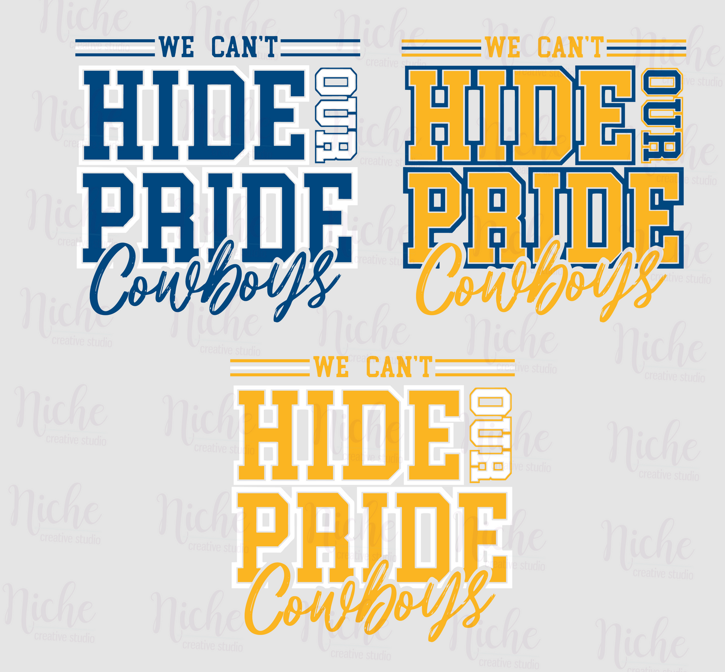 -MCN1953 Hide Our Pride Decal