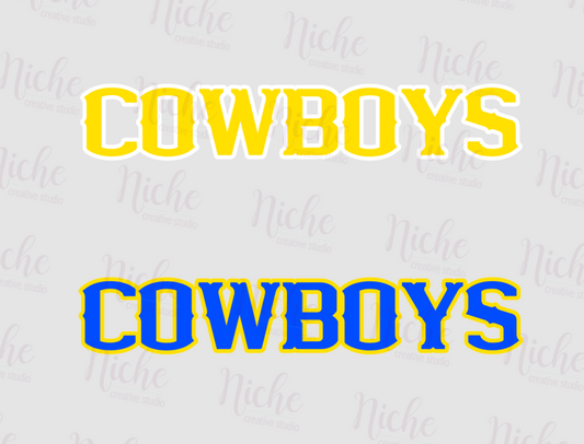 -MCN2713 Cowboys Decal