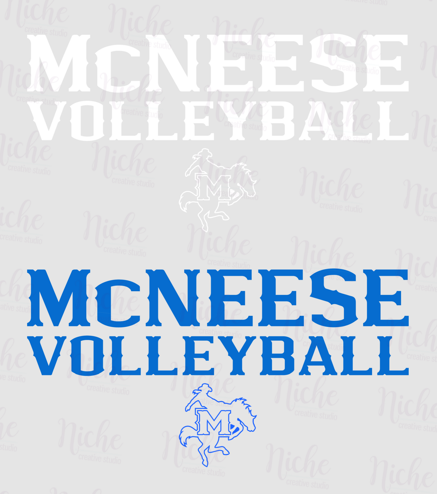 -MCN880 McNeese Volleyball Decal