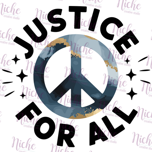 -MLK6004 Justice for All Decal