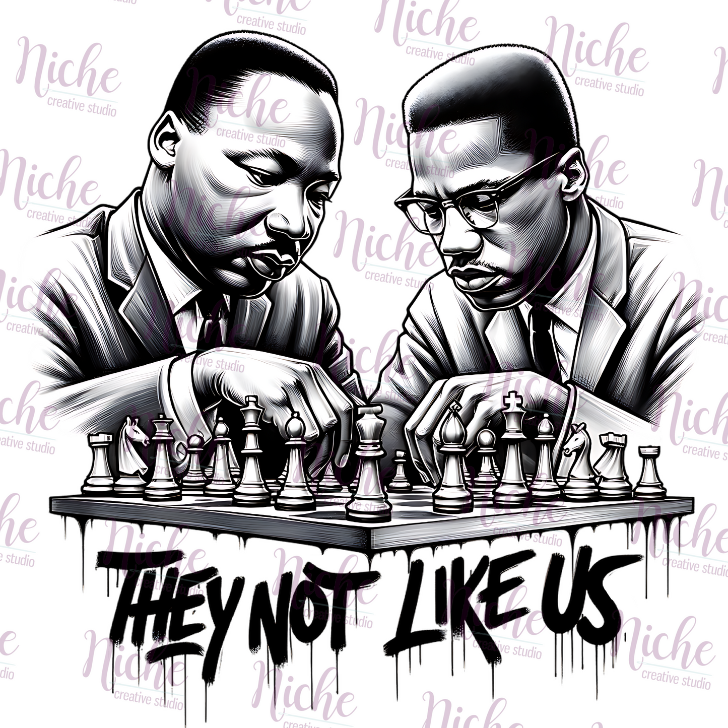 -MLK6005 They Not Like Us Decal