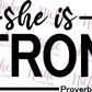 -MOM860 She Is Strong Decal