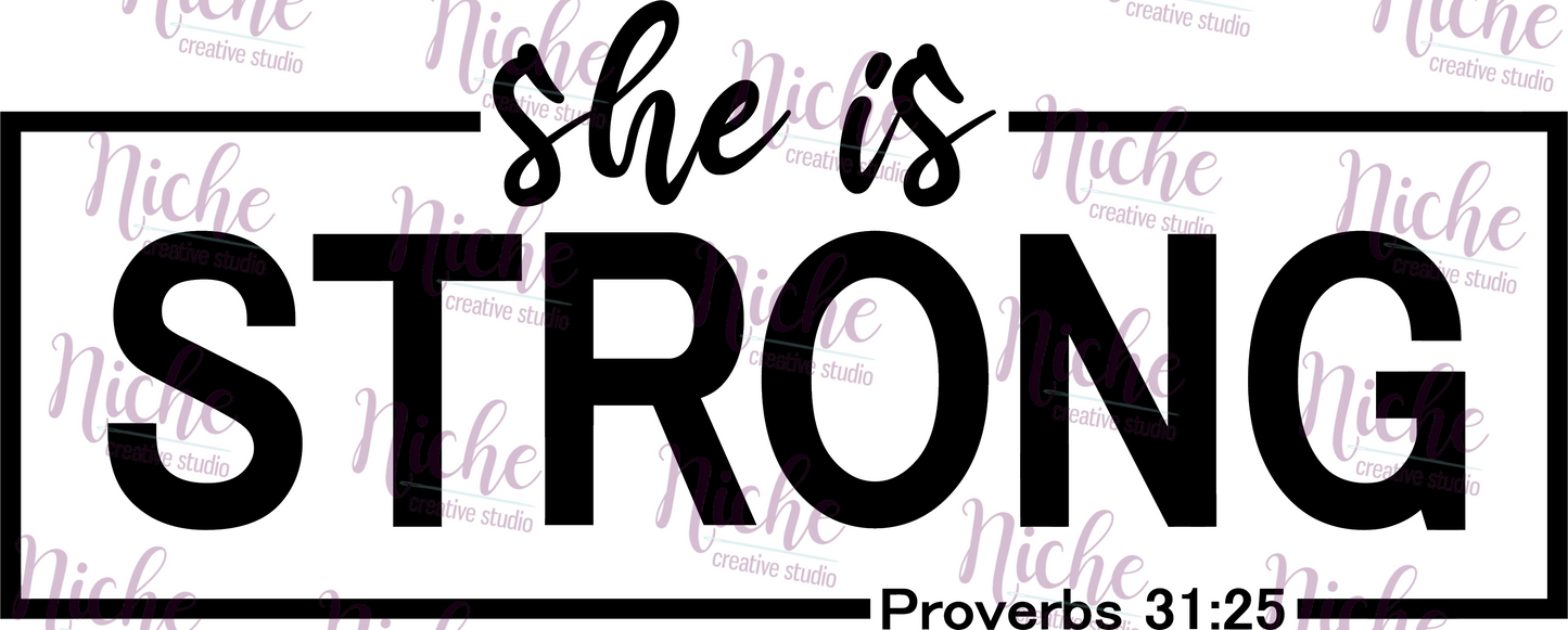 -MOM860 She Is Strong Decal