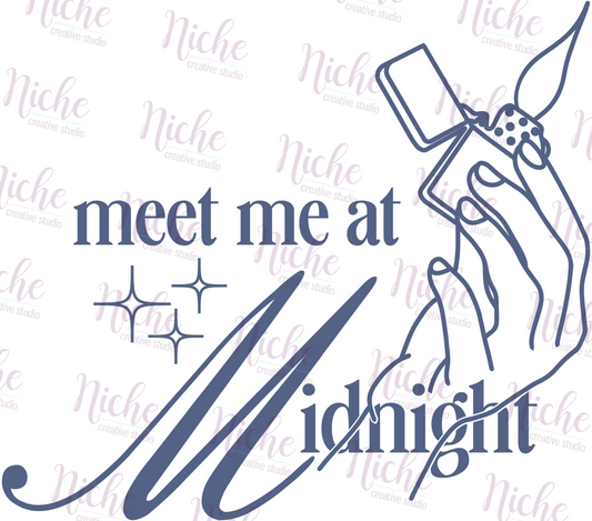 -NEW2922 Meet Me at Midnight Decal