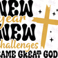 -NEW3004 New Year New Challenges Decal