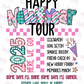 -NEW5631 New Year Tour Decal