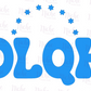 -OLQ6092 OLQH Bold Font Decal