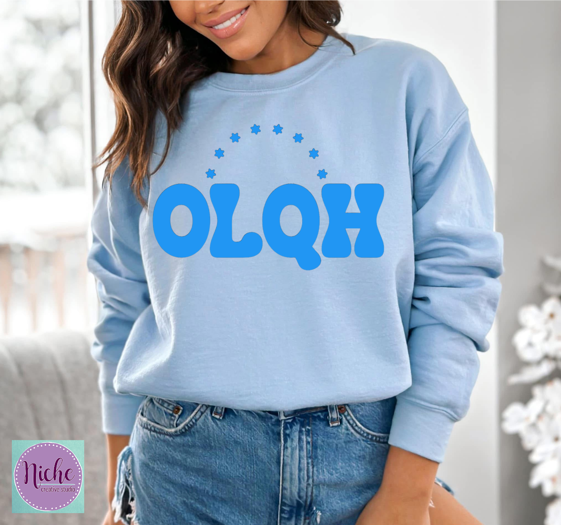 -OLQ6092 OLQH Bold Font Decal