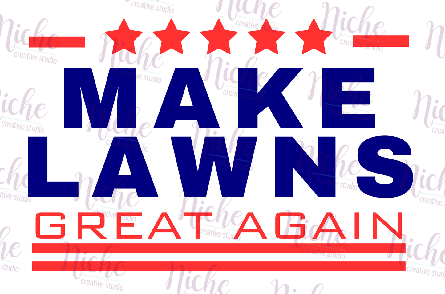 -OTH6018 Make Lawns Great Again Decal