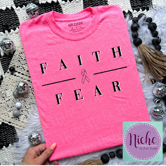 October $7 Shirt of the Month - Faith Over Fear