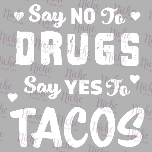 -RED5404 Yes to Tacos Decal