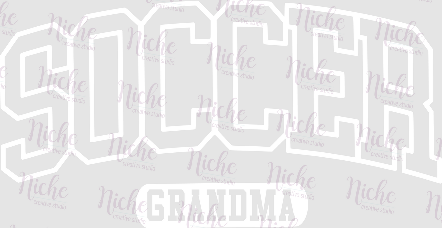 -SOC5480 Soccer Grandma Decal