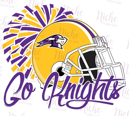 -SOU1942 Go Knights Decal