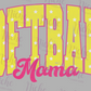 -SPO6018 Softball Mama Curved Decal