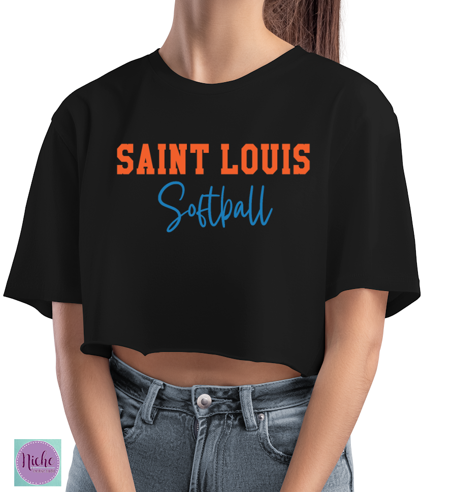 -STL5432 Saint Louis Softball Decal