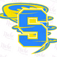 -SUL3246 Sulphur Tor Mascot Decal