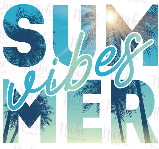 -SUM1797 Summer Vibes Decal