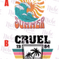 -SUM5058 Cruel Summer Decal