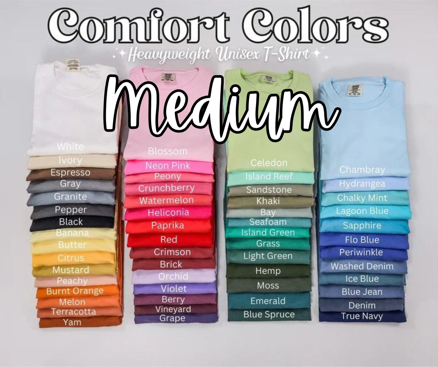 Small - Comfort Colors Solid Tees