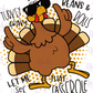 -THA1039 Rockin Turkey Decal