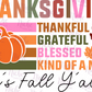 -THA5208 Thanksgiving Retro Decal