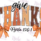 -THA5451 Give Thanks Decal