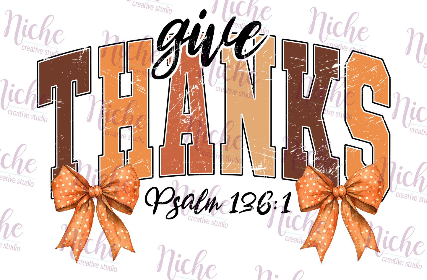 -THA5451 Give Thanks Decal