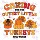 -THA5491 Caring for the Cutest Little Turkeys Decal