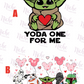 -VAL3057 Yoda One For Me Decal