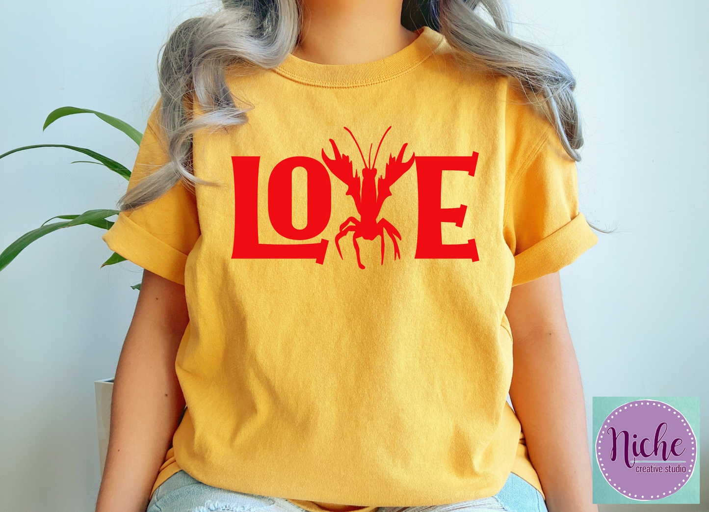 -VAL5663 Crawfish Love Decal