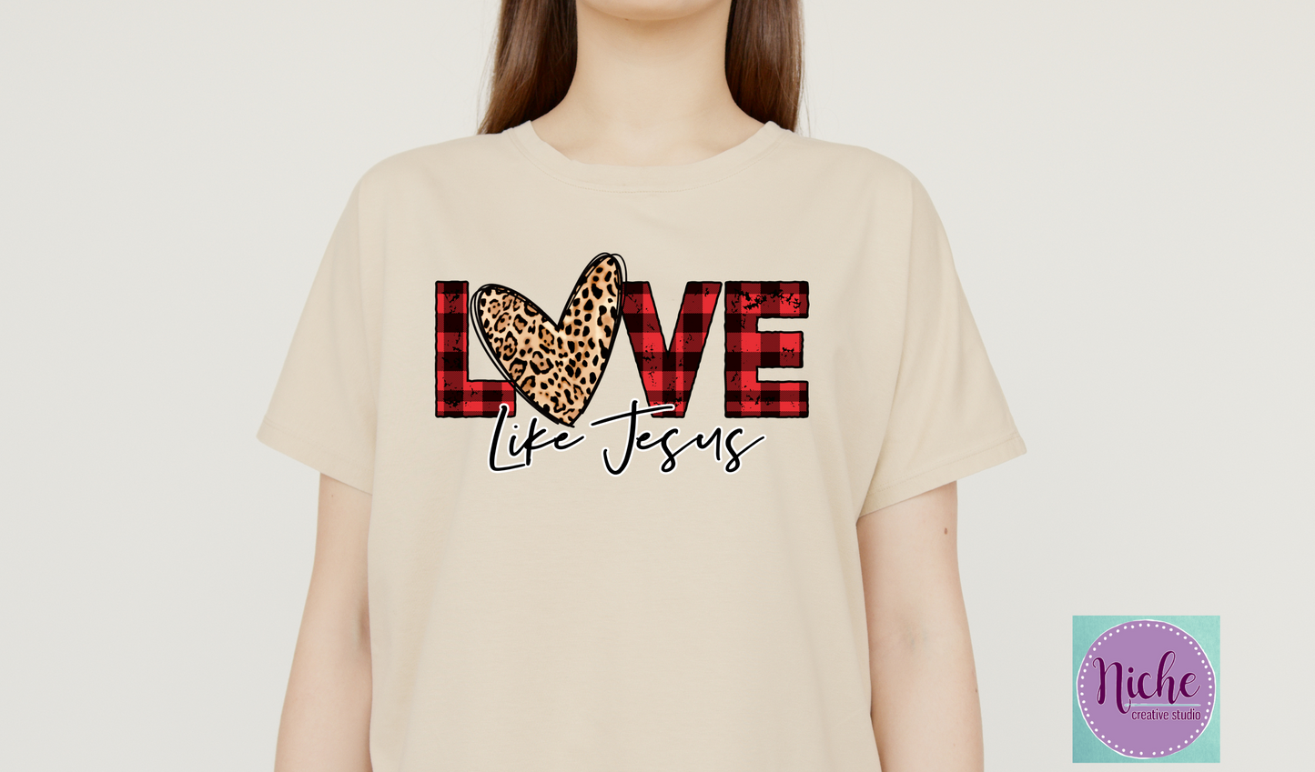 -VAL5670 Love Like Jesus Decal