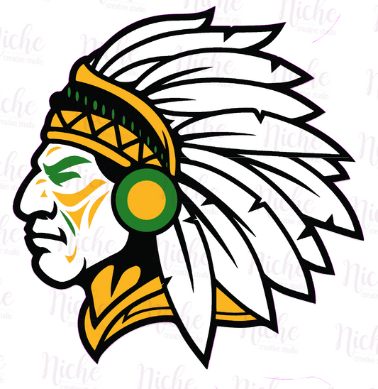 -WAS5091 Washington Marion Indian Decal