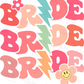 -WED097 Bride Retro Decal