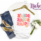 -WED097 Bride Retro Decal