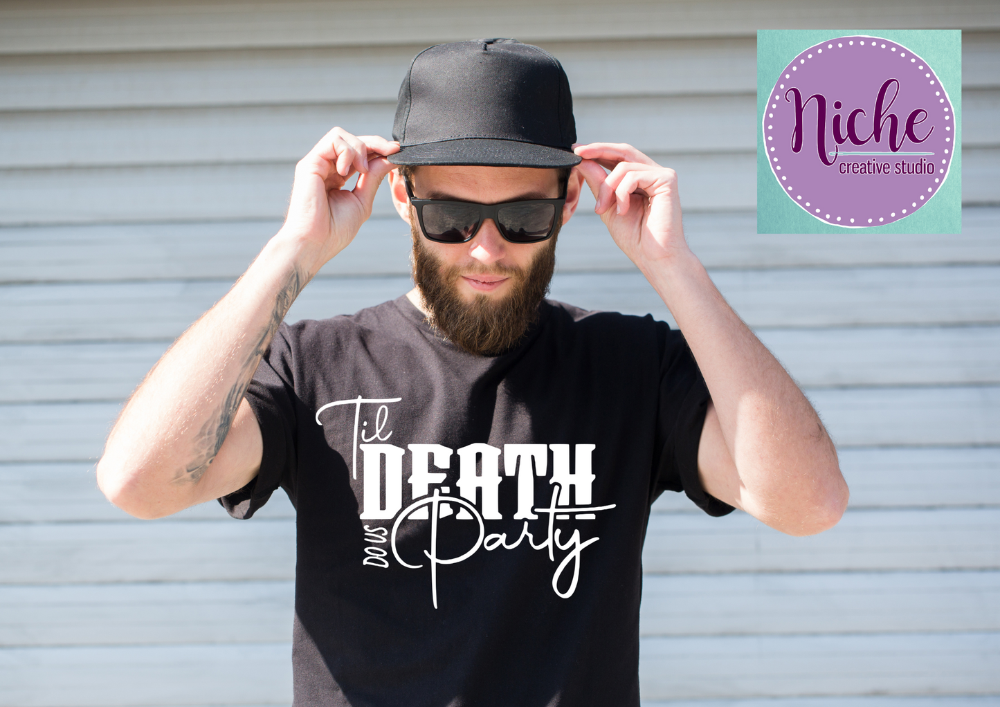 -WED3032 Till Death do us Party Crew Decal