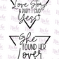 -WED3035 It's a Love Story Decal